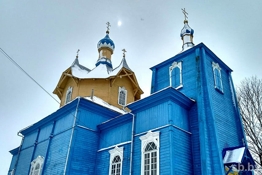 SHarkovshhina tserkov 2 1 - Церковь Успения Пресвятой Богородицы в Шарковщине